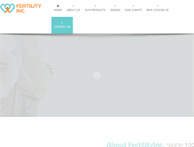 Tablet Screenshot of fertilityinc.com